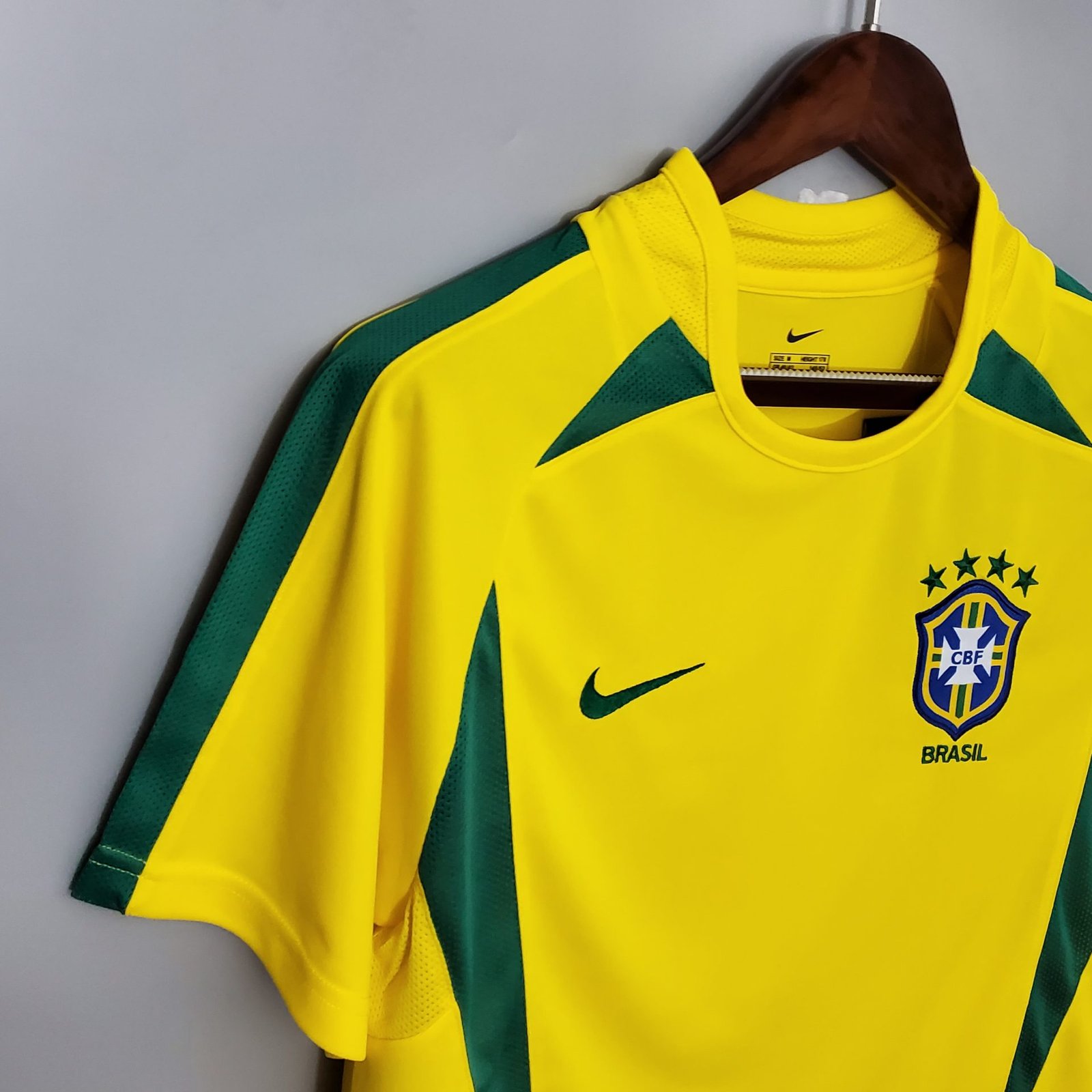 Camisa Brasil Home 2002 – Versão Torcedor Retro – KS Sports