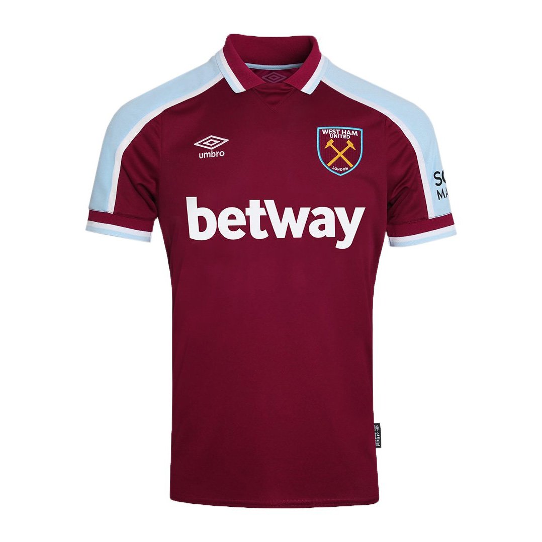 Camisa West Ham United Home Grená 2021/2022 – Versão Torcedor – KS Sports –  Camisas de Times e Seleções