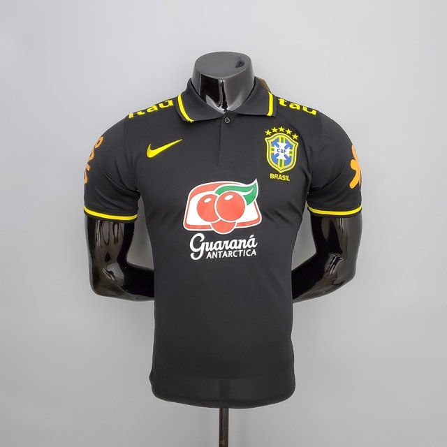 Camisa Brasil Polo 2022/2023 Todos os Patrocínios – Preta – KS Sports –  Camisas de Times e Seleções