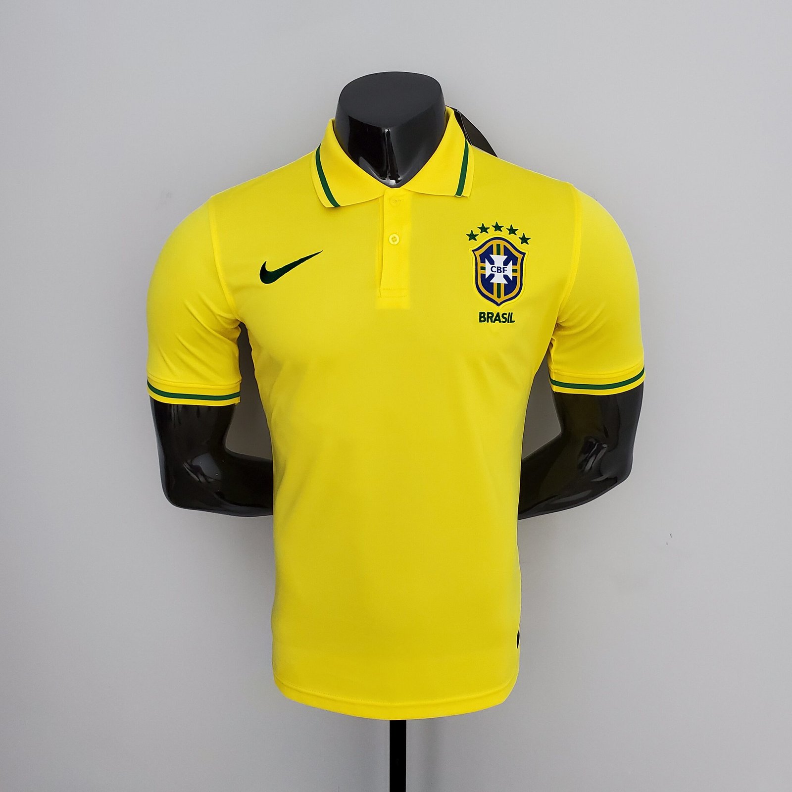 Camisa Brasil Polo Todos os Patrocínios – Preta – KS Sports