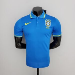 Camisa Brasil Polo Azul Viagem (Pronta Entrega) - Tamanho G