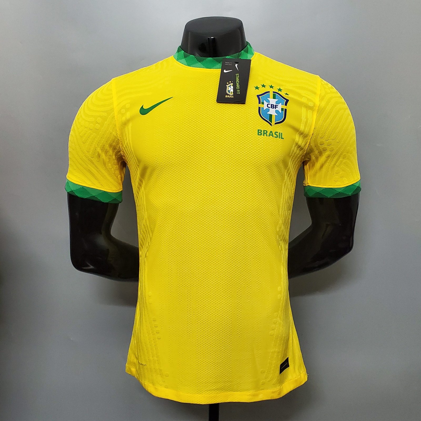 Camisa Seleção Brasileira Preta Com Escudo Azul Refletivo - Malta