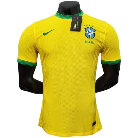 Camisa Seleção Brasileira Amarela Home 2020/2021 – Versão Jogador – KS  Sports – Camisas de Times e Seleções