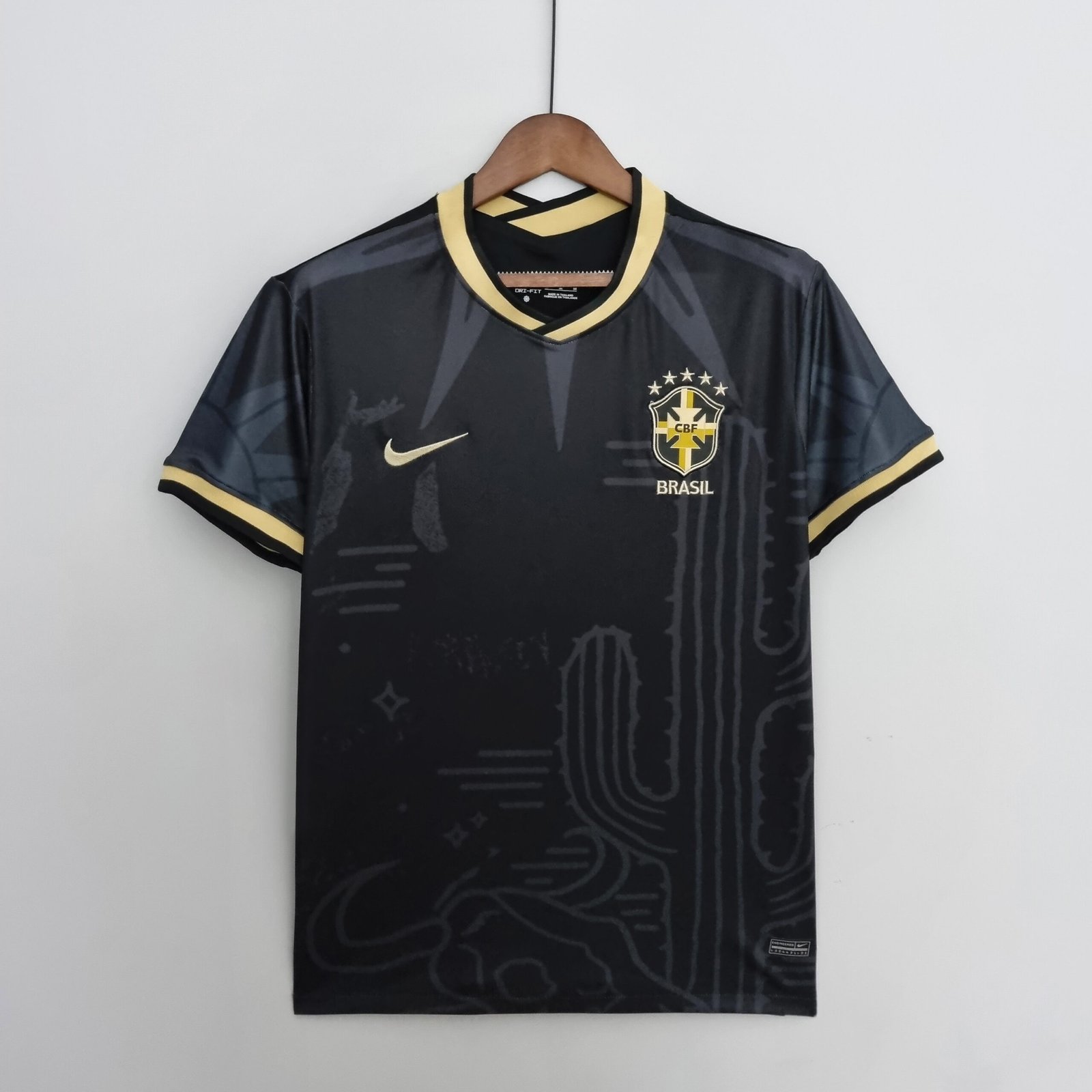 Camisa Seleção Brasileira Preta Edição Especial 2022/2023 – Versão Torcedor  – KS Sports – Camisas de Times e Seleções