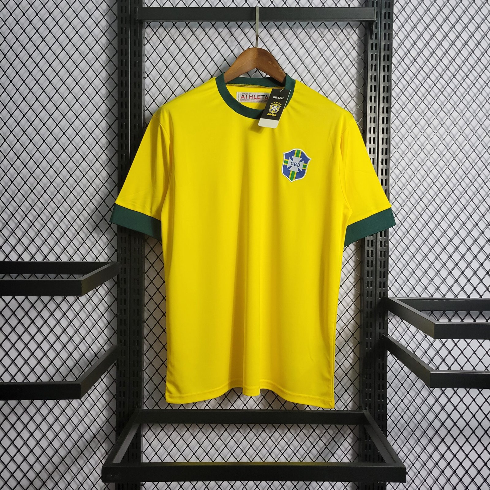 Camisa Brasil Home 1970 – Versão Torcedor Retro – KS Sports