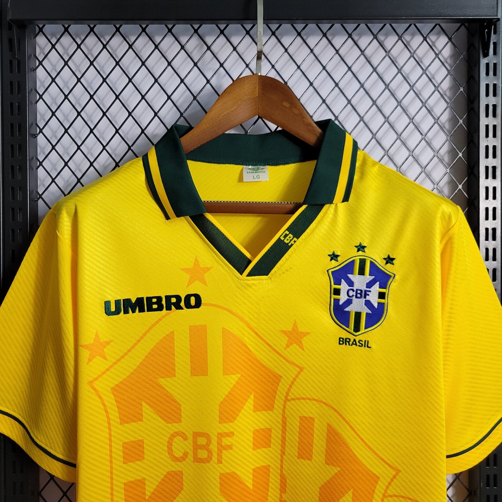 Camisa Brasil Home 1994 – Versão Torcedor Retro (Bordada) – KS
