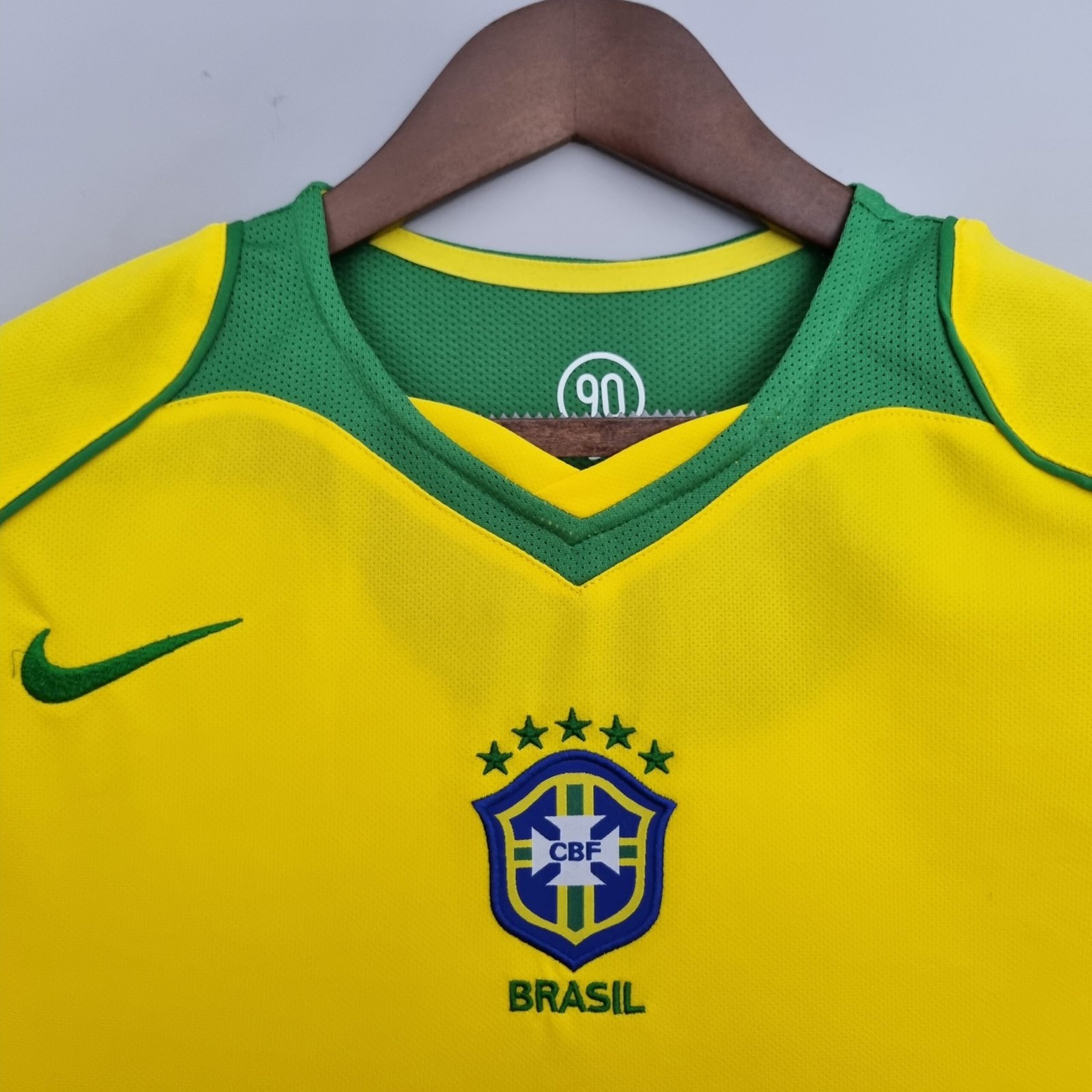 Camisa (Goleiro) Brasil (Verde) 1998 – Versão Torcedor Retro – KS