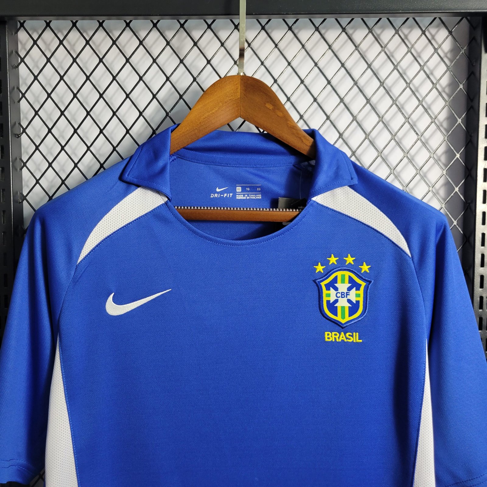 Camisa II do Brasil Away 2002 – Versão Torcedor Retro – KS Sports