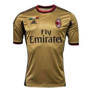 Camisa III do A.C.Milan Dourada Third – 2013/2014 – Retrô