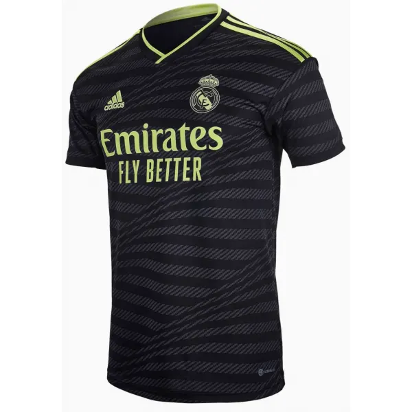 Camisa III Real Madrid Third Preta/Verde 2022/2023 – Versão