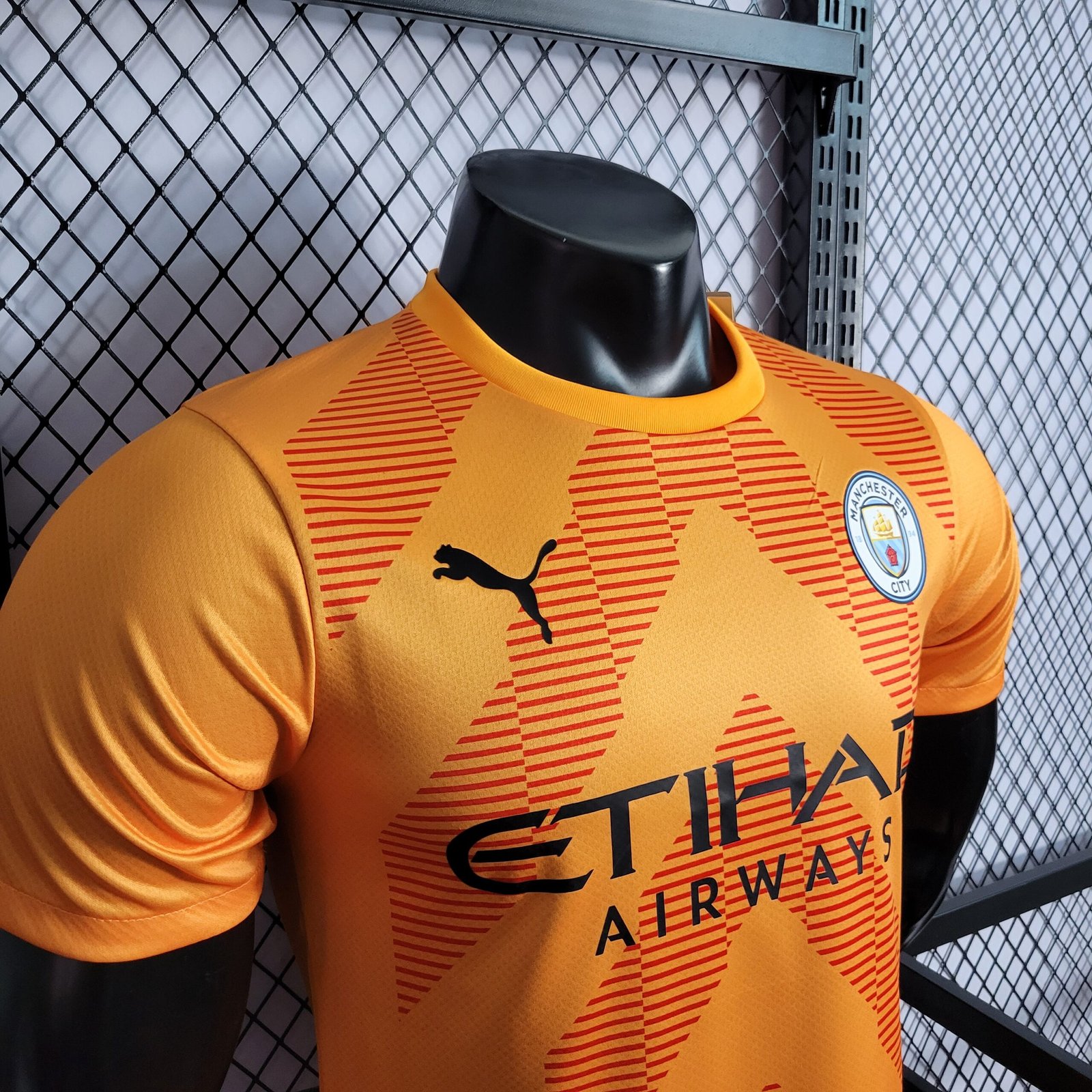 Camisa Manchester City (Goleiro) Laranja 2022/2023 – Versão