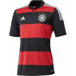 Camisa II da Alemanha (Preta/Vermelha) Away 2014 – Versão Retrô