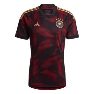Camisa II da Alemanha Vermelha Away (Copa do Mundo) 2022/2023 – Versão Torcedor