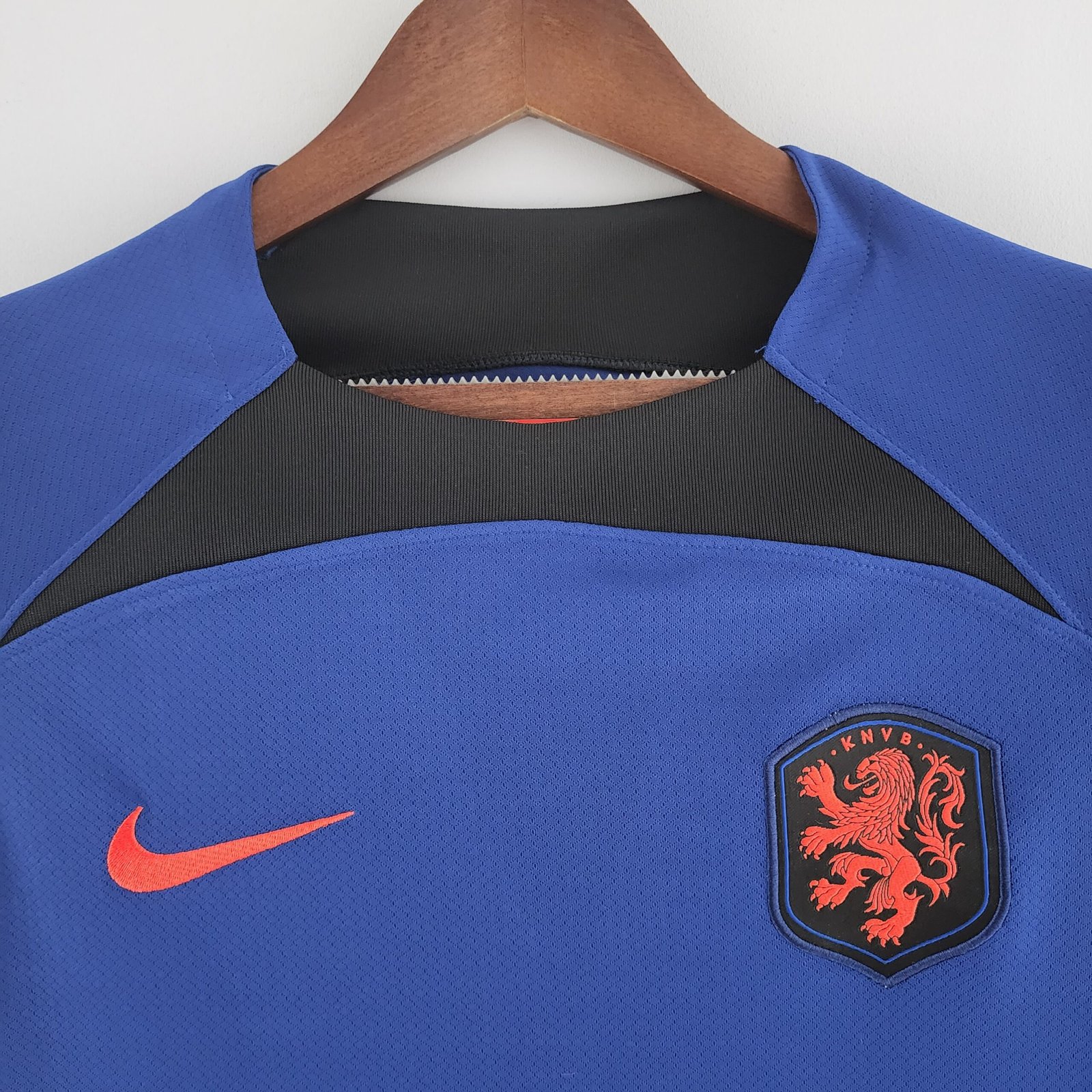 Camisa II da Holanda Azul Away (Copa do Mundo) 2022/2023 – Versão Torcedor  – KS Sports – Camisas de Times e Seleções