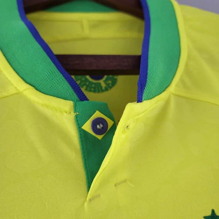 Camisa Seleção Brasileira Amarela (Copa do Mundo) 2022/2023 – Versão  Jogador – KS Sports – Camisas de Times e Seleções
