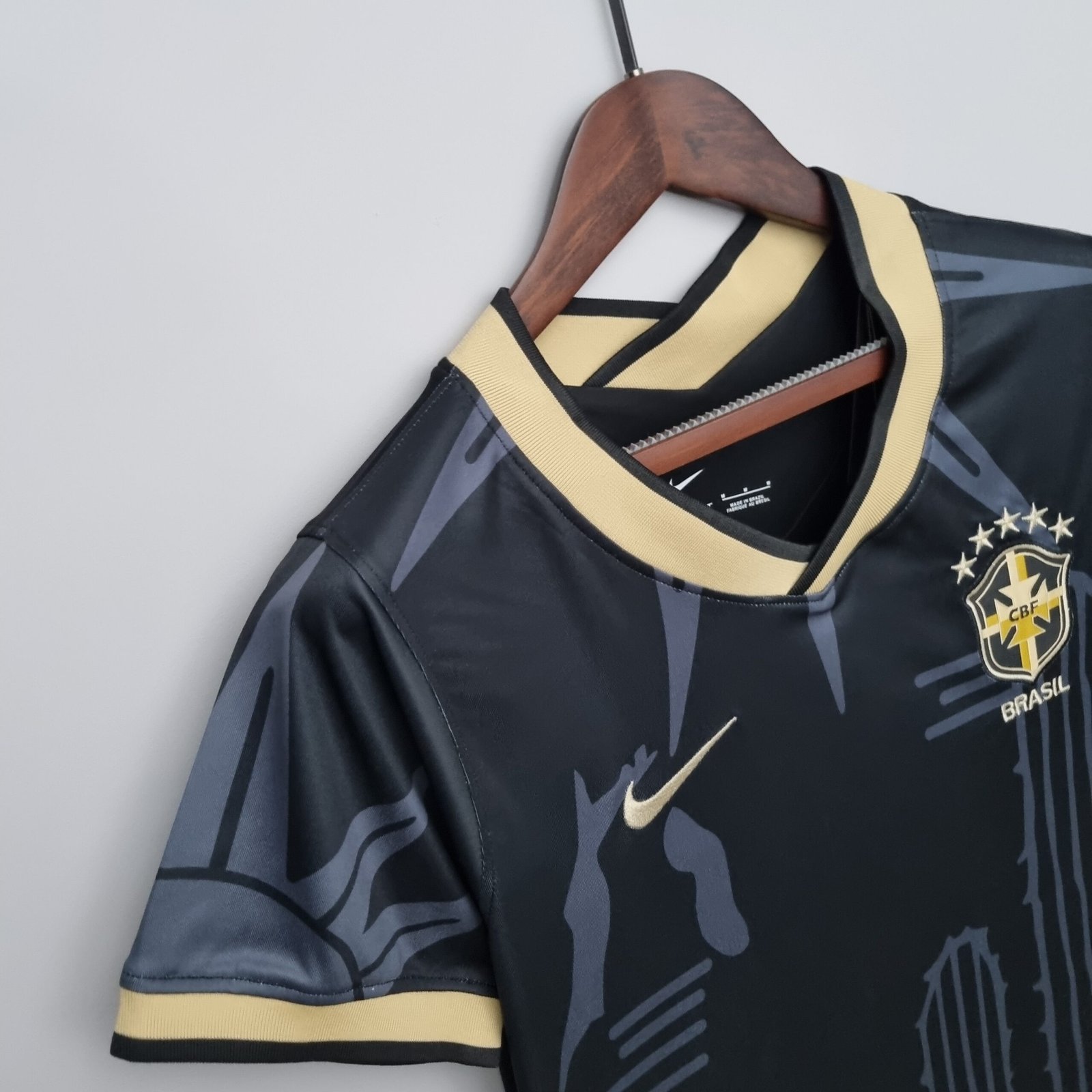 Camisa Seleção Brasileira Preta Edição Especial 2022/2023 – Versão Jogador  – KS Sports – Camisas de Times e Seleções