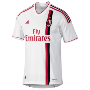 Camisa II do AC Milan Branca Away 2011/2012 – Versão Retrô