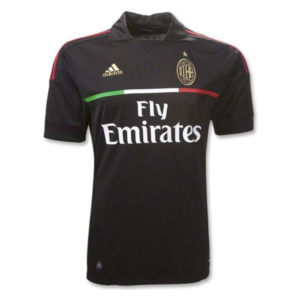 Camisa III do AC Milan Preta Third 2011/2012 – Versão Retrô