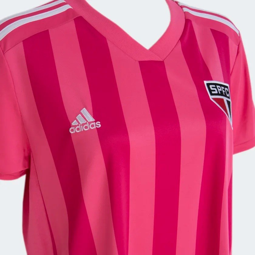 Kit Camisa Adidas Internacional Outubro Rosa 2022 Feminina + Camisa  Internacional Feminina Vermelha 