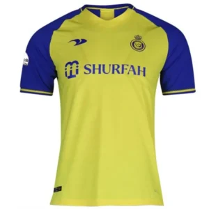Camisa Al-Nassr FC Home 2022/2023 Amarela e Azul – Versão Torcedor