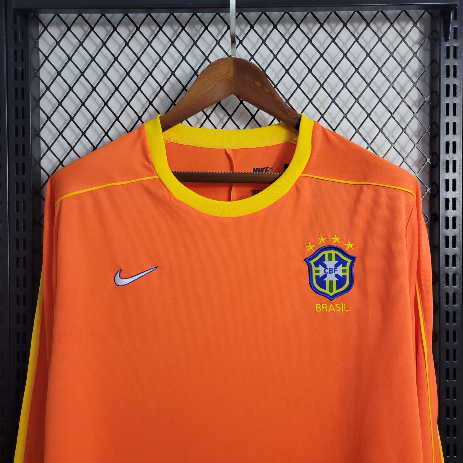 Camisa Holanda Retrô 1998 Laranja - Nike