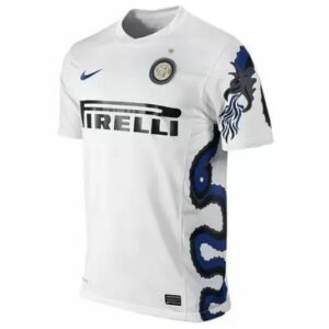 Camisa II da Inter de Milão Branca Away 2010/2011 – Versão Retrô