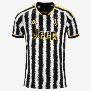 Camisa da Juventus Home 2023/2024 Preta e Branca – Versão Torcedor