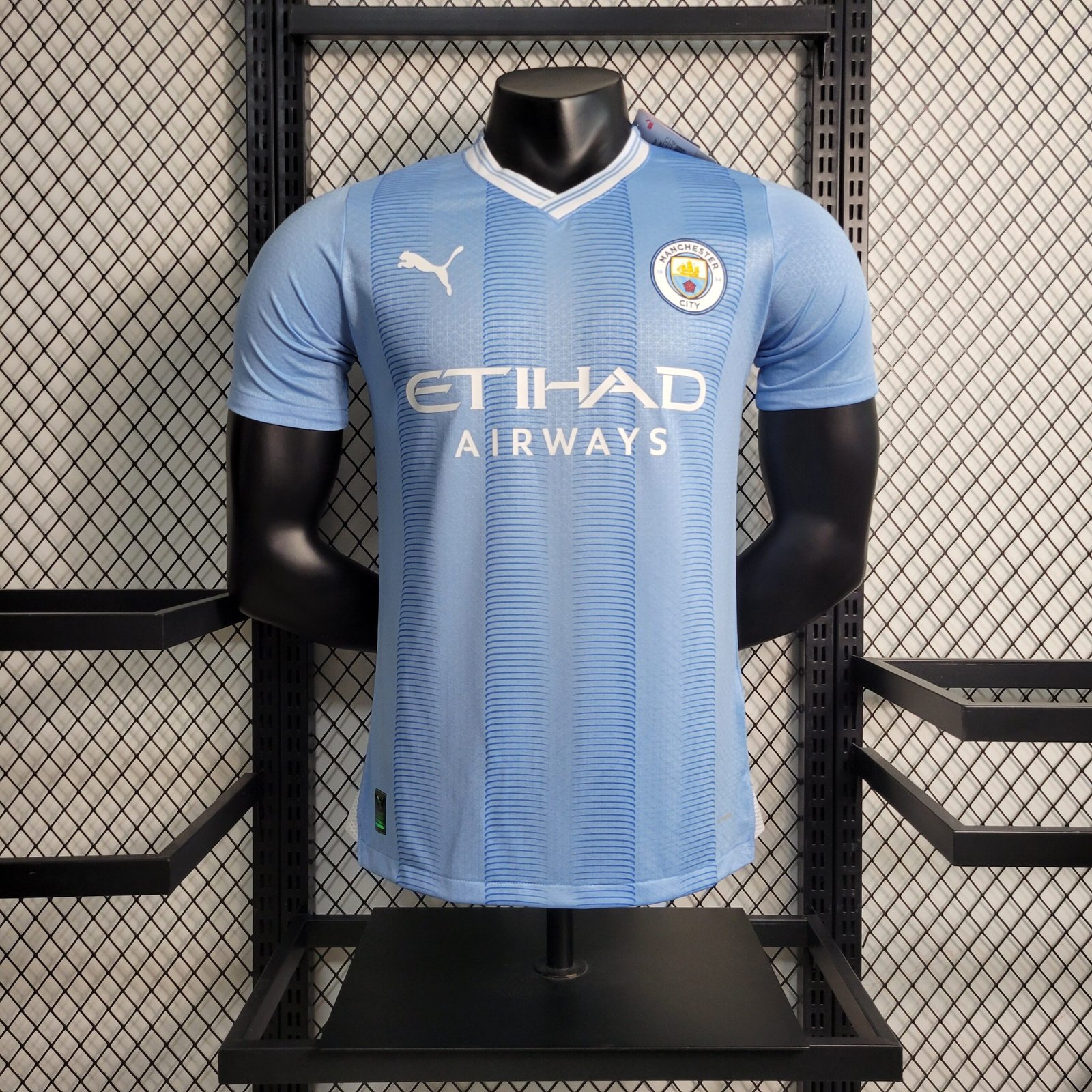 Arte Camisa Manchester City 2023.2024 Pré-jogo Home