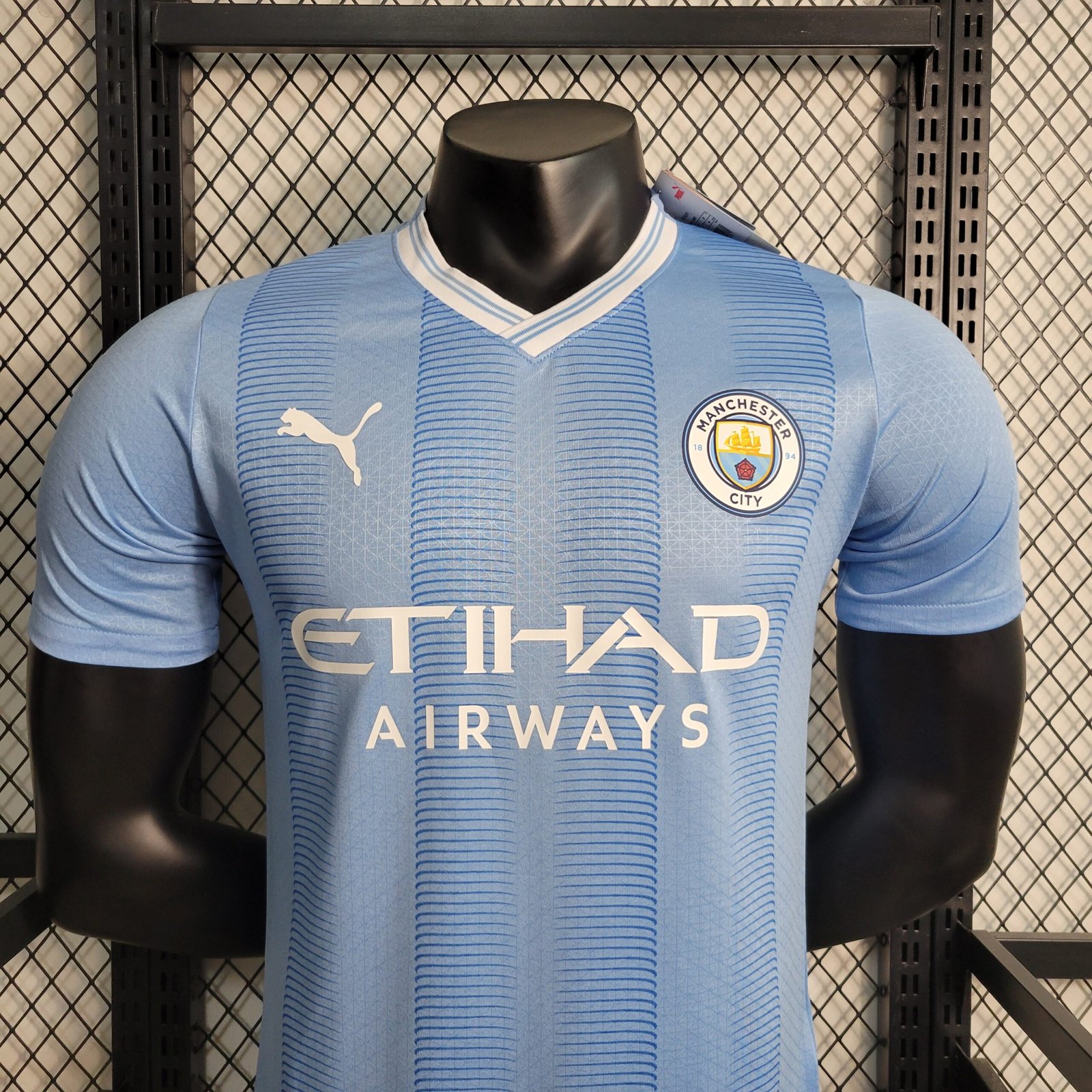 Arte Camisa Manchester City 2023.2024 Pré-jogo Home