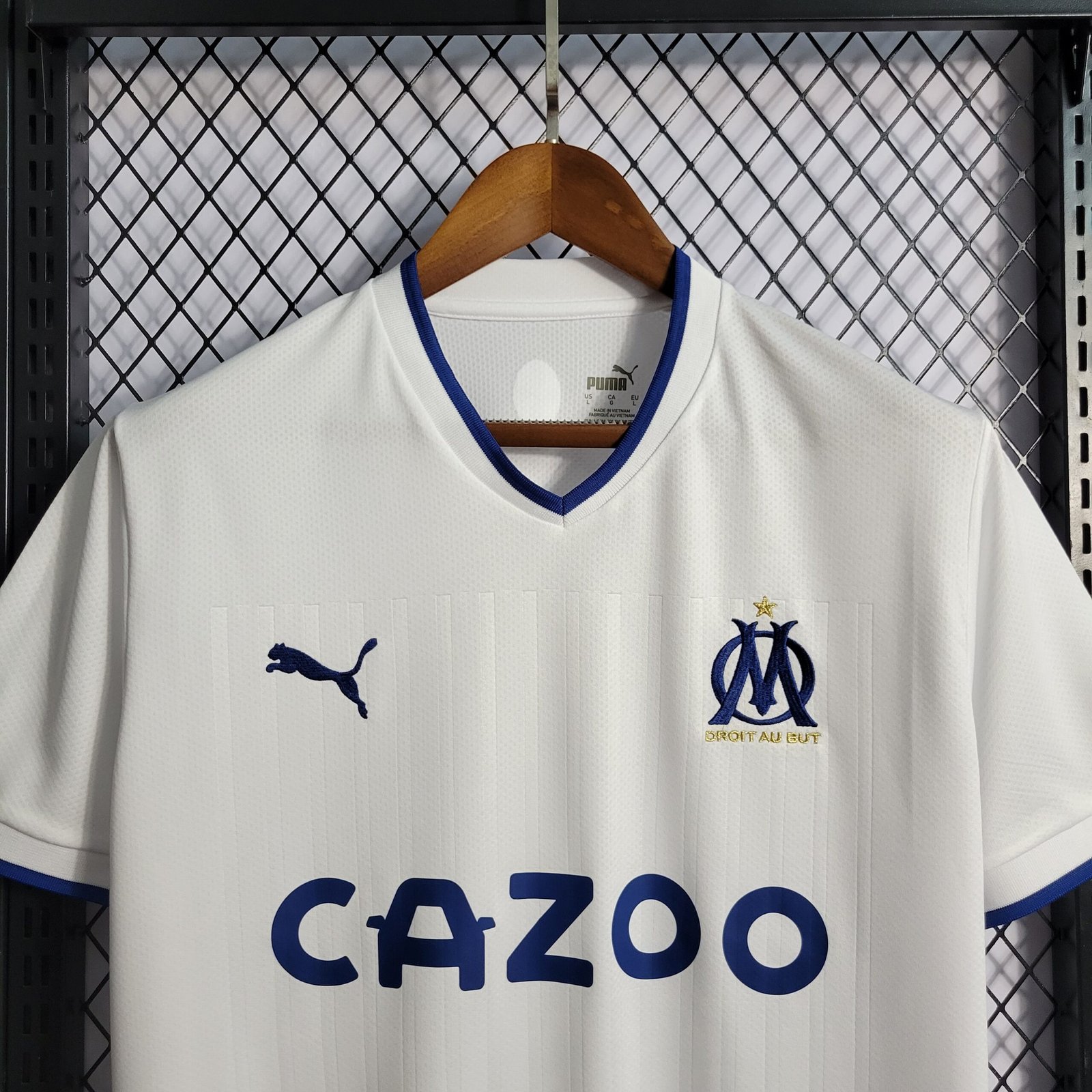 Camisa Olympique de Marseille I 2022/23 Jogador - Branco