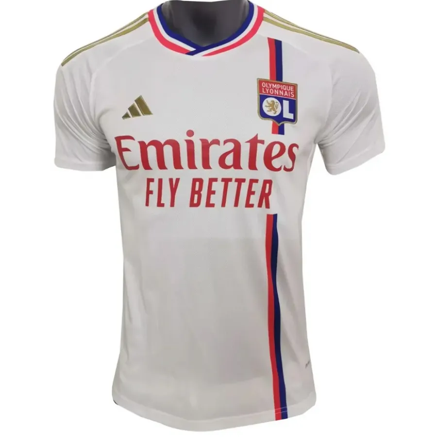 Camisa do Olympique Lyonnais Branca Home 2023/2024 – Versão