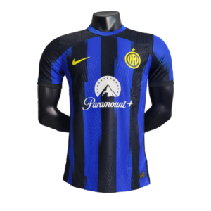 Camisa Inter de Milão Preto e Azul Home 2023/2024 – Versão Jogador
