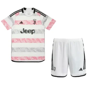 Kit Infantil II da Juventus Away 2023/2024 – Camisa e Short