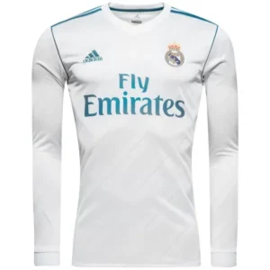 Camisa Real Madrid 2017/2018 Branca – Retro - Manga Longa