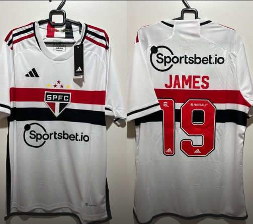 Camisa São Paulo Branca Home 2023/2024 – Versão Jogador – KS Sports –  Camisas de Times e Seleções