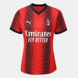 Camisa do Milan Home 2023/2024 Vermelha – Versão Feminina