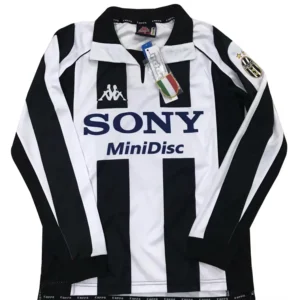 Camisa I Juventus Home 1997/1998 – Versão Retrô - Manga Longa