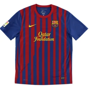 Camisa Barcelona Home Listrada 2011/2012 – Versão Torcedor Retrô