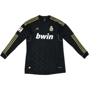 Camisa II do Real Madrid 2011/2012 Preta – Retrô - Manga Longa