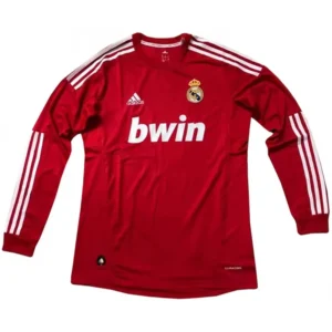 Camisa III do Real Madrid 2011/2012 Vermelha – Retrô - Manga Longa