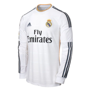 Camisa Real Madrid Home 2013/2014 Branca – Retrô - Manga Longa