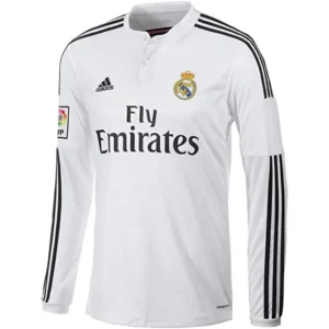 Camisa Real Madrid Home 2014/2015 – Retrô - Manga Longa