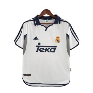 Camisa Real Madrid Home (Branca) 2000 – Retrô