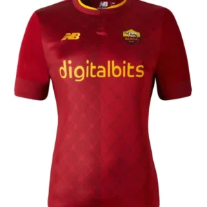 Camisa A.S. Roma Vermelha Home 2022/2023 – Versão Feminina