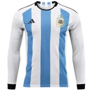 Camisa Argentina Home (Copa do Mundo) 2022/2023 – Versão Torcedor - Manga Longa