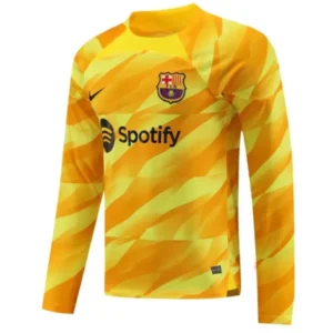 Camisa do Barcelona Goleiro (Amarela) 2023/2024 – Versão Torcedor - Manga Longa