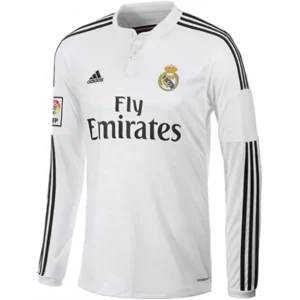 Camisa Real Madrid Home 2014/2015 Branca – Retrô - Manga Longa
