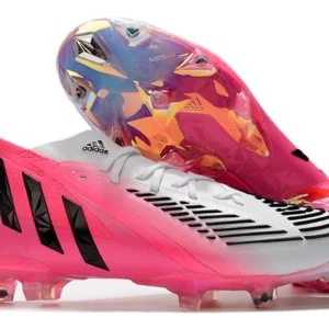 Adidas Predator Edge.1 FG - Branca/Rosa