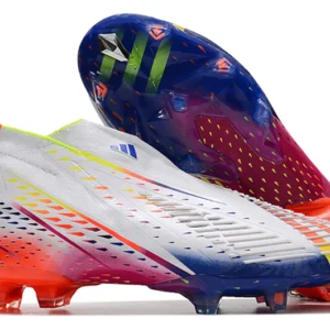 Adidas Predator Edge+ FG - Branca/Azul/Vermelha