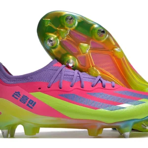 Adidas X CrazyFast.1 SON SG - Verde/Rosa/Lilás